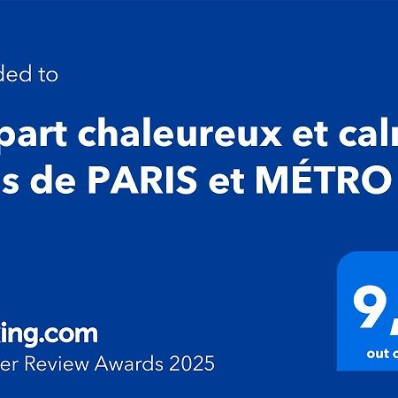 Appart Chaleureux Et Calme Pres De Paris Et Metro Asnieres-sur-Seine Exterior photo